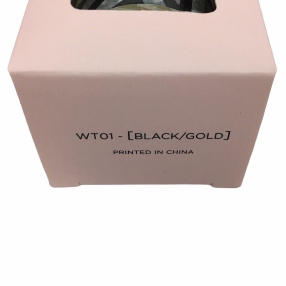 ELUM DESIGNS Washi Paper Tape Decorative Black Gold 8 Rolls Scrapbooking Planner - Picture 3 of 5